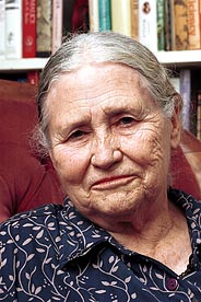 Doris Lessing, The New York Times photo